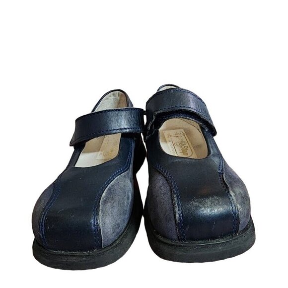 Made In Portugal Mary Jane Suede Leather Shoes Toddler Girls Size 8 US - Picture 2 of 13